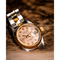 VNDX Amsterdam VNDX Dare Devil XS Silber Gold Beige MT43002-04 Damenuhr