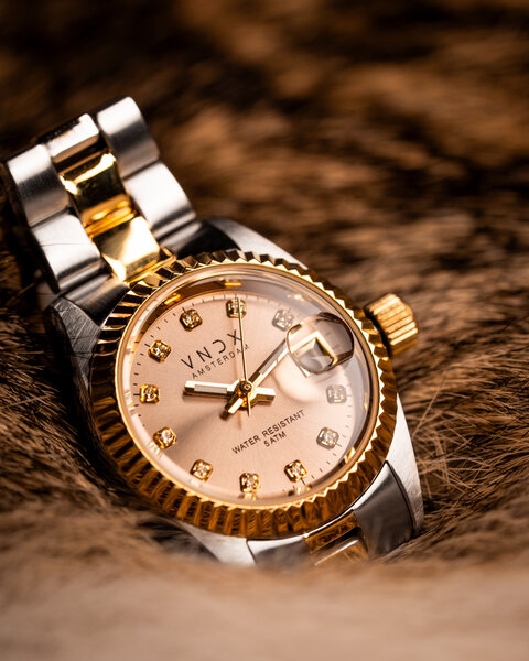 VNDX Amsterdam VNDX Dare Devil XS Silber Gold Beige MT43002-04 Damenuhr
