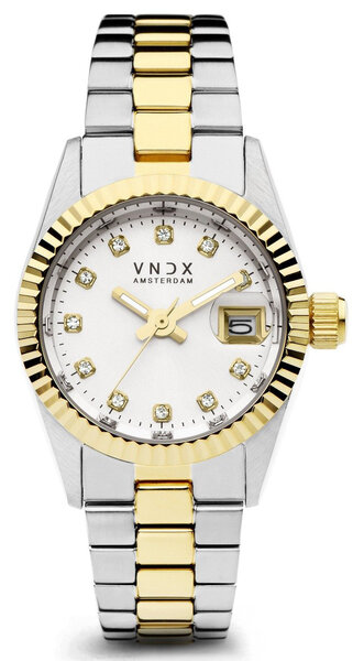 VNDX Amsterdam VNDX Dare Devil XS Silver Gold White MT43002-02 women's watch