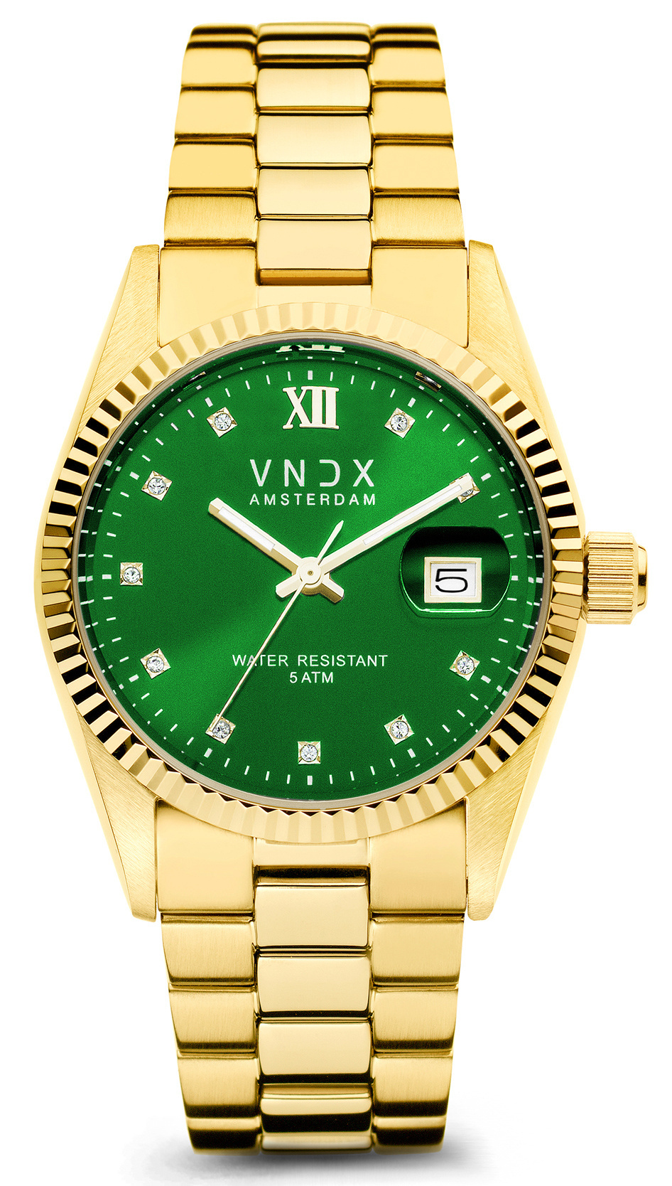 VNDX Dare Devil M Gold Green MD43006-17 ladies watch