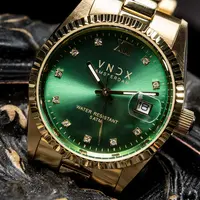 VNDX Amsterdam VNDX Dare Devil M Gold Green MD43006-17 ladies watch