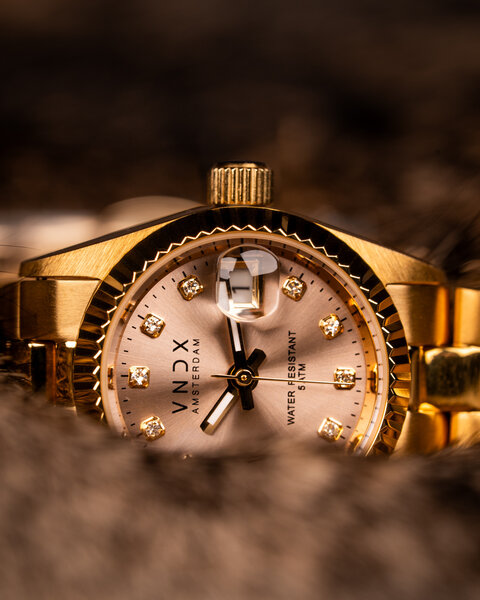 VNDX Amsterdam VNDX Dare Devil XS Gold Beige MD43002-04 ladies watch