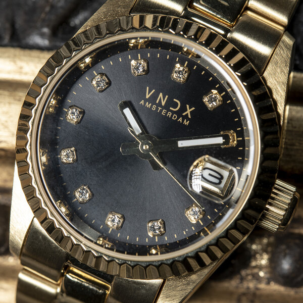 VNDX Amsterdam VNDX Dare Devil XS Gold Black MD43002-01 women's watch