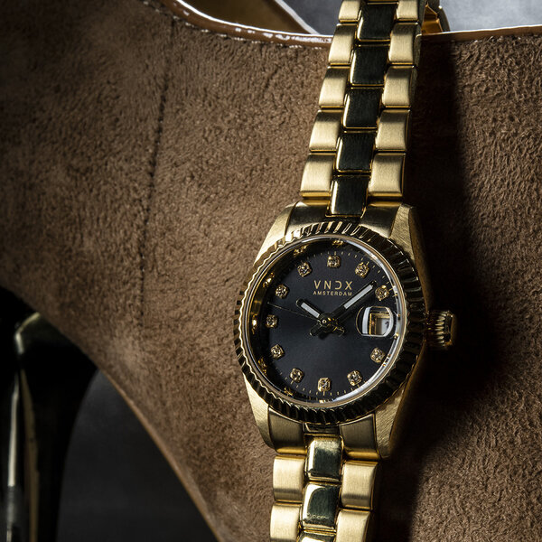 VNDX Amsterdam VNDX Dare Devil XS Gold Black MD43002-01 women's watch