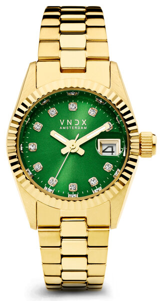 VNDX Amsterdam VNDX Dare Devil XS Gold Grün MD43002-17 Damenuhr
