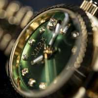 VNDX Amsterdam VNDX Dare Devil XS Gold Grün MD43002-17 Damenuhr