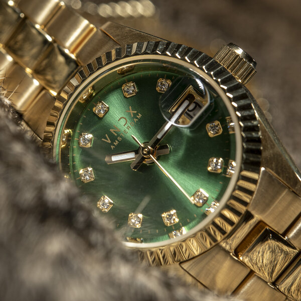VNDX Amsterdam VNDX Dare Devil XS Gold Green MD43002-17 ladies watch