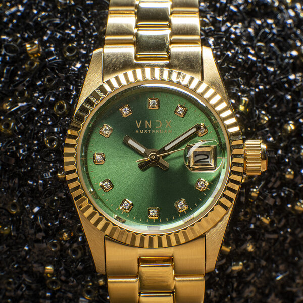 VNDX Amsterdam VNDX Dare Devil XS Gold Green MD43002-17 ladies watch