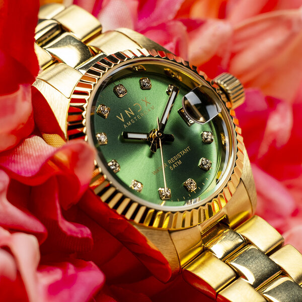 VNDX Amsterdam VNDX Dare Devil XS Gold Green MD43002-17 ladies watch