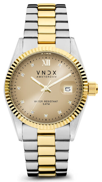 VNDX Amsterdam VNDX Dare Devil M Silver Gold Beige MT43006-04 ladies watch