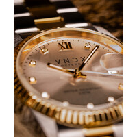 VNDX Amsterdam VNDX Dare Devil M Silber Gold Beige MT43006-04 Damenuhr