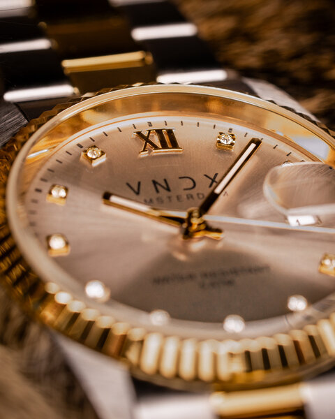 VNDX Amsterdam VNDX Dare Devil M Silver Gold Beige MT43006-04 ladies watch