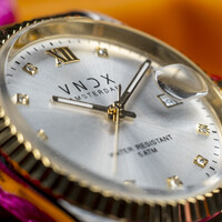 VNDX Amsterdam VNDX Dare Devil M Silber Gold Weiß MT43006-02 Damenuhr