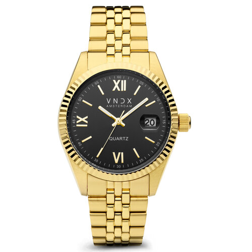 VNDX Dare Devil XL Gold Black MD43008-01 ladies watch