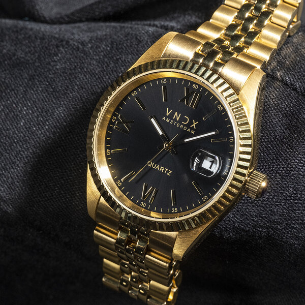 VNDX Amsterdam VNDX Dare Devil XL Gold Black MD43008-01 ladies watch