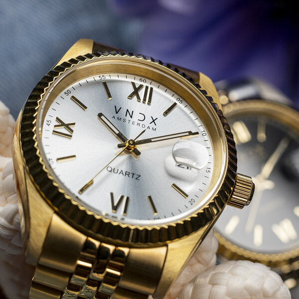 VNDX Amsterdam VNDX Dare Devil XL Gold White MD43008-02 ladies watch