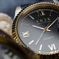 VNDX Amsterdam VNDX Dare Devil XL Silber Gold Schwarz MT43008-01 Damenuhr