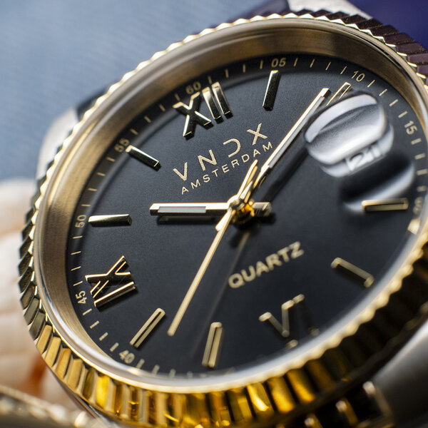 VNDX Amsterdam VNDX Dare Devil XL Silver Gold Black MT43008-01 women's watch