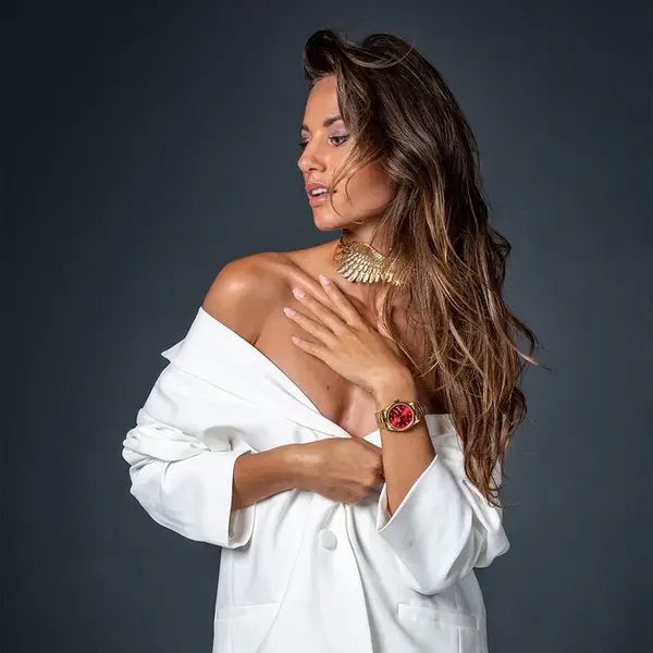 VNDX Amsterdam VNDX Dare Devil M Gold Red MD43006-07 ladies watch