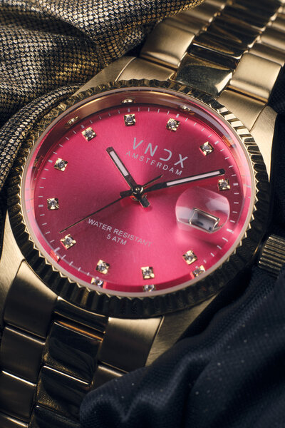 VNDX Amsterdam VNDX Dare Devil M Gold Red MD43006-07 ladies watch
