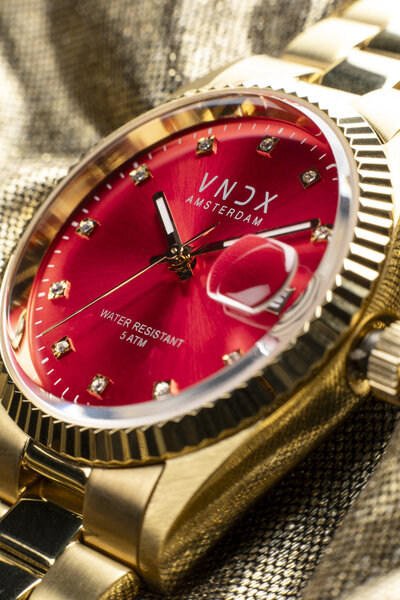 VNDX Amsterdam VNDX Dare Devil M Gold Red MD43006-07 ladies watch