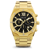 VNDX Amsterdam VNDX Wise Man Stahl Gold Schwarz MD11885-01 Uhr