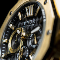 VNDX Amsterdam VNDX Wise Man Stahl Gold Schwarz MD11885-01 Uhr
