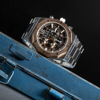 VNDX Amsterdam VNDX Wise Man Stahl Silber Rose Gold MS11885-TR Uhr