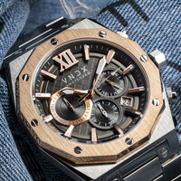 VNDX Amsterdam VNDX Wise Man Stahl Silber Rose Gold MS11885-TR Uhr