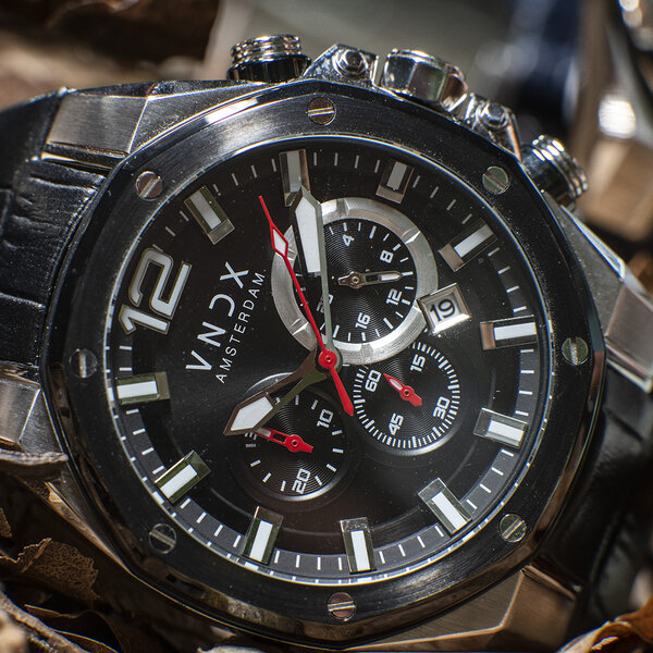 VNDX Amsterdam VNDX Wise Man Silver Black LS11888-01 watch