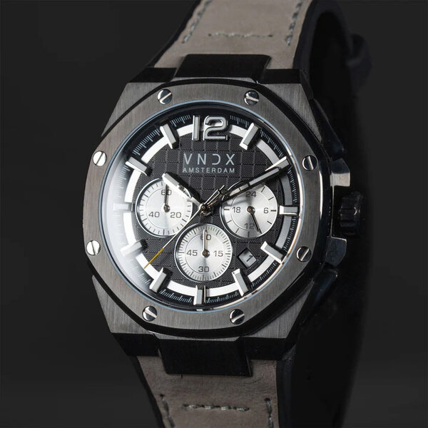 VNDX Amsterdam VNDX Wise Man Silizium Schwarz LB11899-01 Uhr