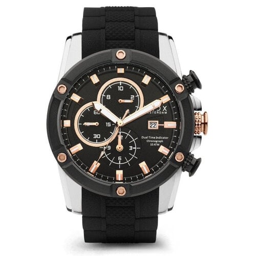 VNDX Young Rebel Big Boy Silver Black LS33047-01 watch