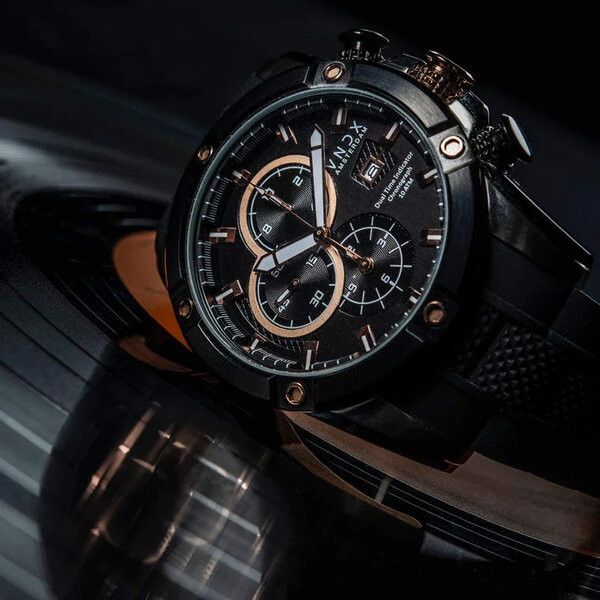 VNDX Amsterdam VNDX Young Rebel Big Boy Silver Black LS33047-01 watch