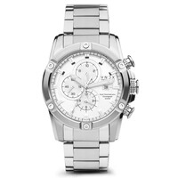 VNDX Amsterdam VNDX Young Rebel Big Boy Stahl Silber Weiß MS33047-02 Uhr