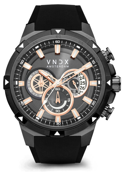 VNDX Amsterdam VNDX Young Rebel Big Brother Schwarz LB33049-01 Uhr