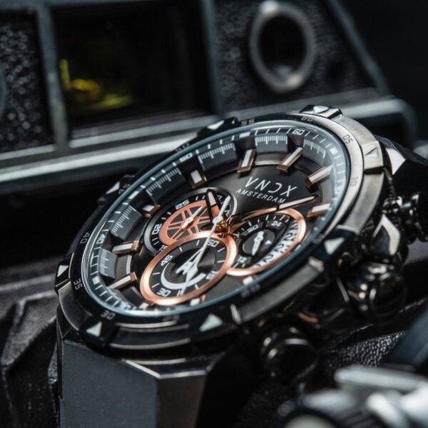 VNDX Amsterdam VNDX Young Rebel Big Brother Schwarz LB33049-01 Uhr