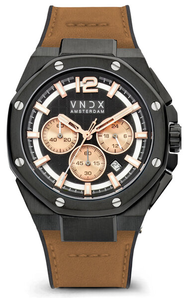 VNDX Amsterdam VNDX Wise Man Silicon Brown LB11899-17 watch