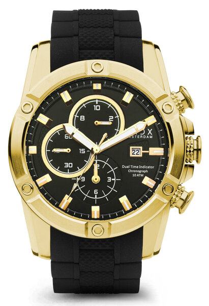 VNDX Amsterdam VNDX Young Rebel Big Boy Gold Schwarz LD33047-01 Uhr