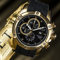 VNDX Amsterdam VNDX Young Rebel Big Boy Gold Schwarz LD33047-01 Uhr