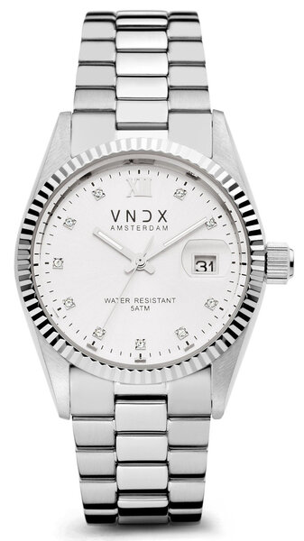 VNDX Amsterdam VNDX Dare Devil M Silber Weiß MS43006-02 Damenuhr