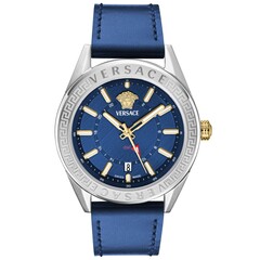 Versace VEAFA0124 V-Code GMT watch 42 mm