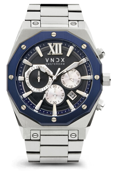 VNDX Amsterdam VNDX Wise Man Steel Silver Blue MS11885-03 watch