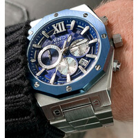 VNDX Amsterdam VNDX Wise Man Steel Silver Blue MS11885-03 watch