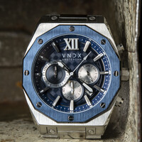 VNDX Amsterdam VNDX Wise Man Stahl Silber Blau MS11885-03 Uhr