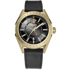 Versace VEAFA0224 V-Code GMT watch 42 mm