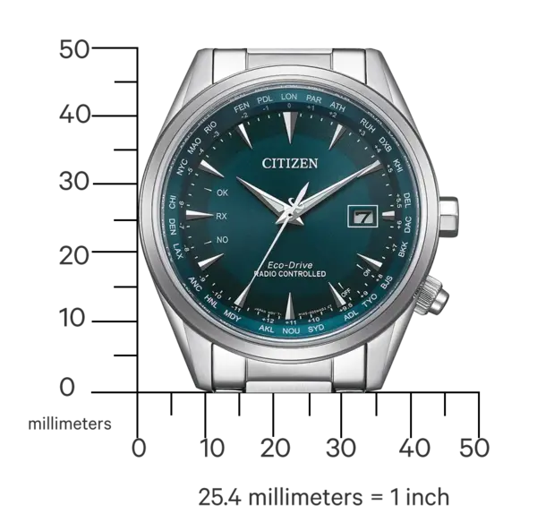 Citizen Citizen CB0270-87L Radio-Controlled PCAT Eco-Drive watch, 43 mm