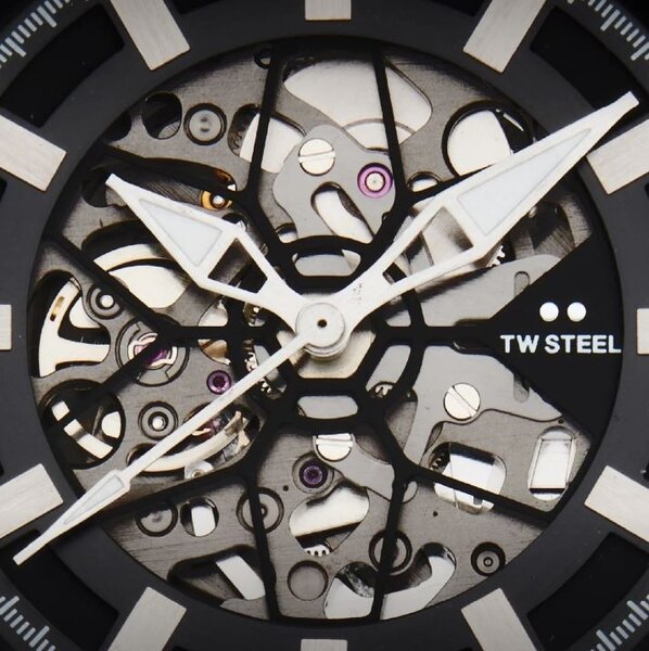 TW Steel TW Steel VS130 Volante Skelettierte Uhr 45 mm
