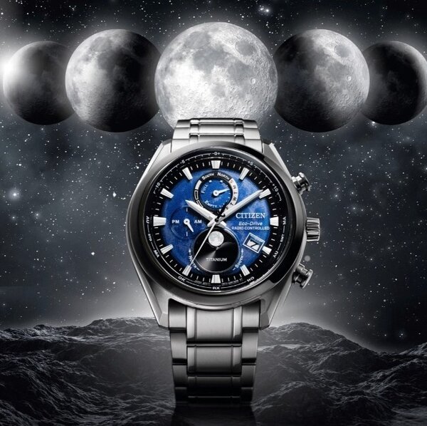 Citizen Citizen BY1010-81L Tsuki-yomi Super Titanium Uhr