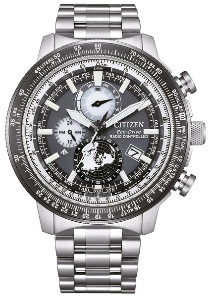 CITIZEN PROMASTER SKY BY3006-53H 電波時計 PROMASTER》SKYシリーズ 光発電エコ・ドライブ電波時計