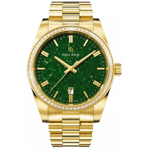 Paul Rich Legacy Aventurine Gold Green LEG01 watch